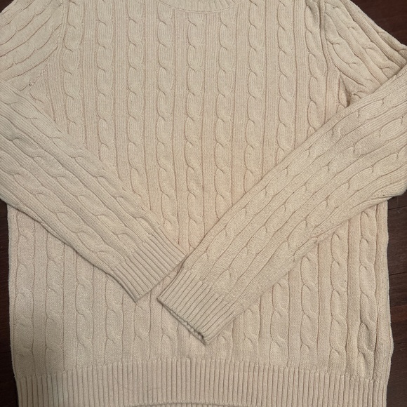 Ralph Lauren crew neck sweater in pale pink with side button feature - Picture 2 of 7